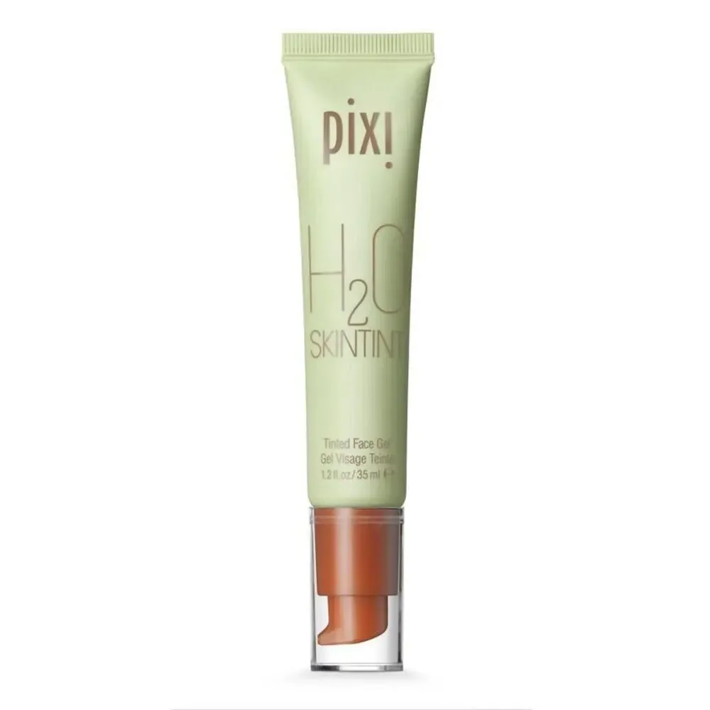 Pixi by Petra H2O SkinTint Mahogany Tinted Face Gel Moisturizes Evens Tone NEW